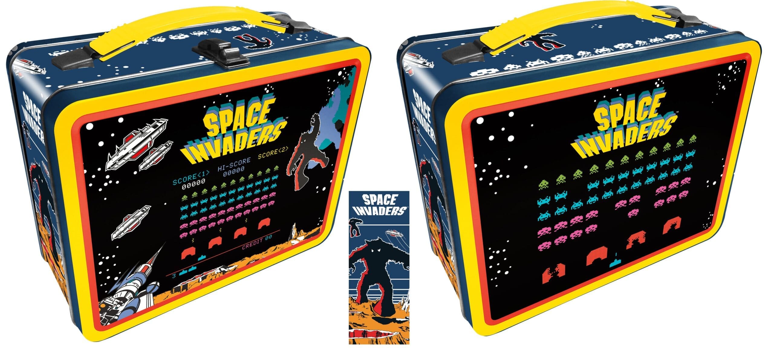 Scatola valigia Space Invaders 