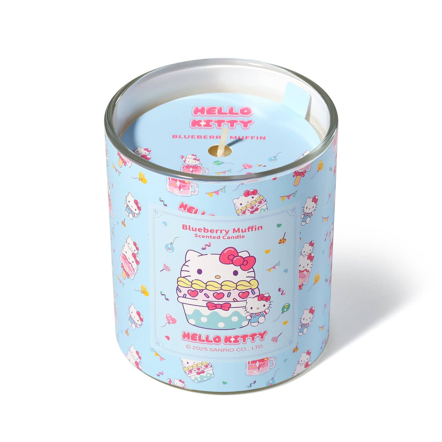 Bougie Imprimé Original Hello Kitty, Parfum Muffin aux Myrtilles