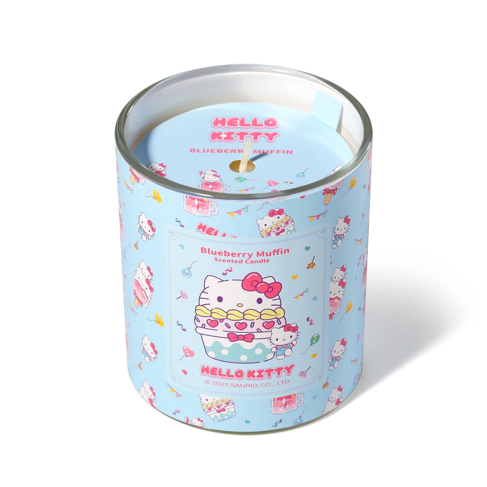 Original Hello Kitty Printed Candle, Blueberry Muffin Scent