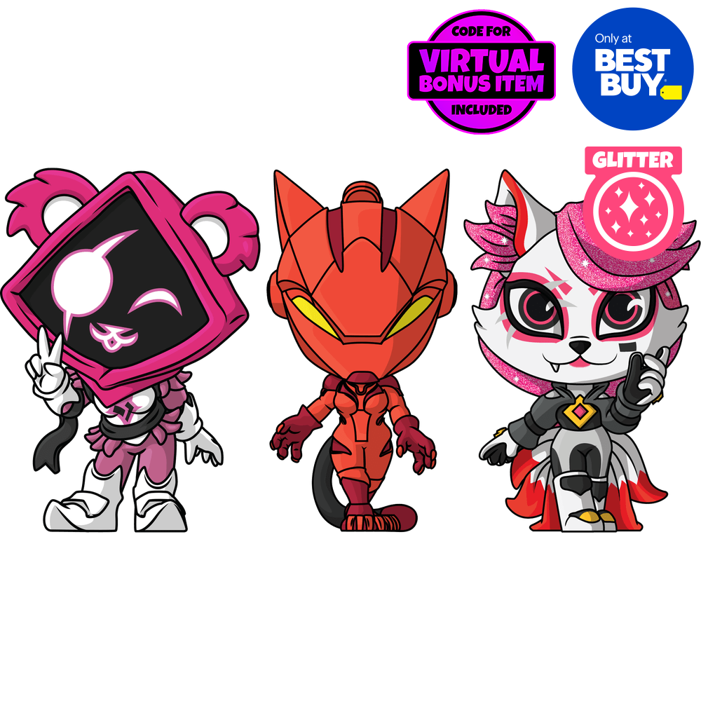 Raven Team Leader, Lynx & Kimiko Minitooz (Retail Exclusive)