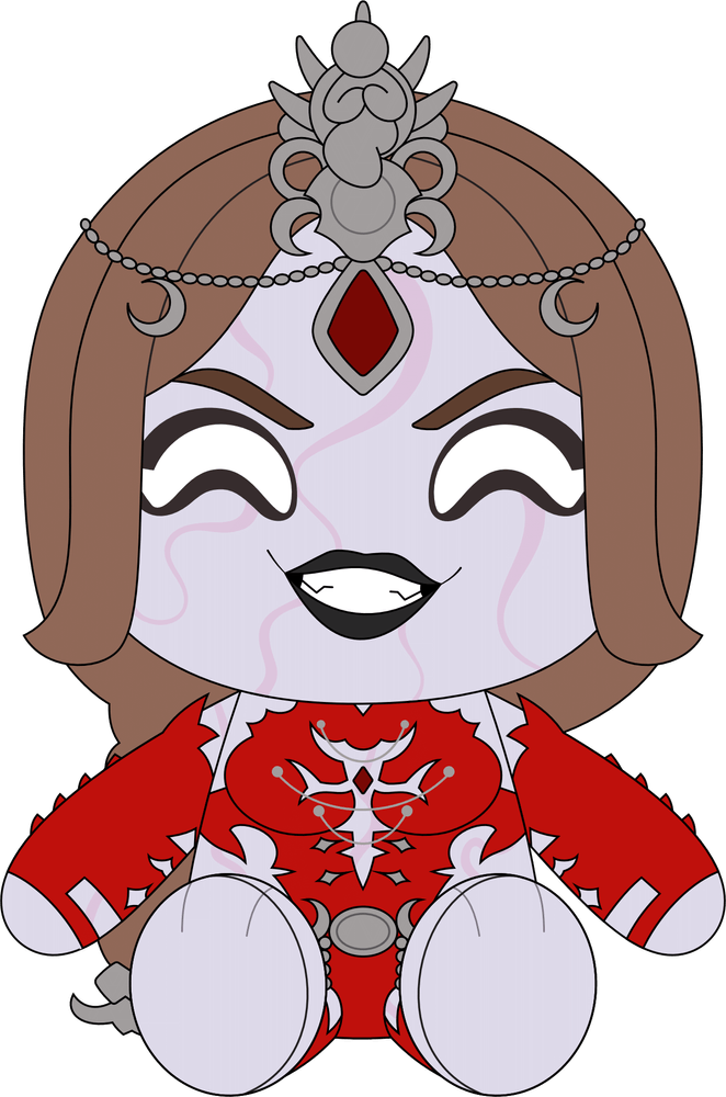 Orin das rote Plüschtier (23 cm)