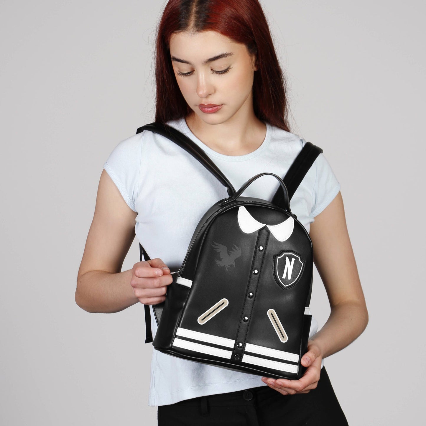 Wednesday Varsity Freizeitrucksack, Schwarz