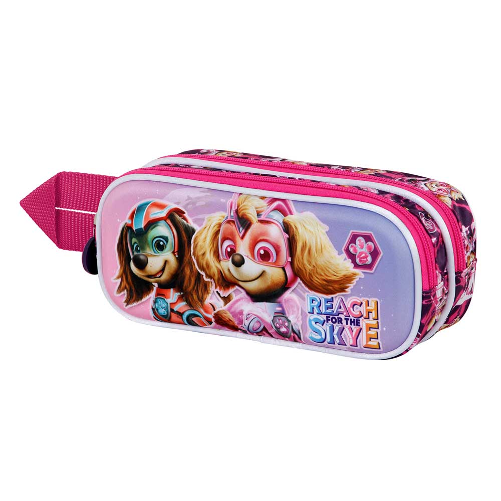 La Pat' Patrouille Mighty-Trousse 3D Double, Rose