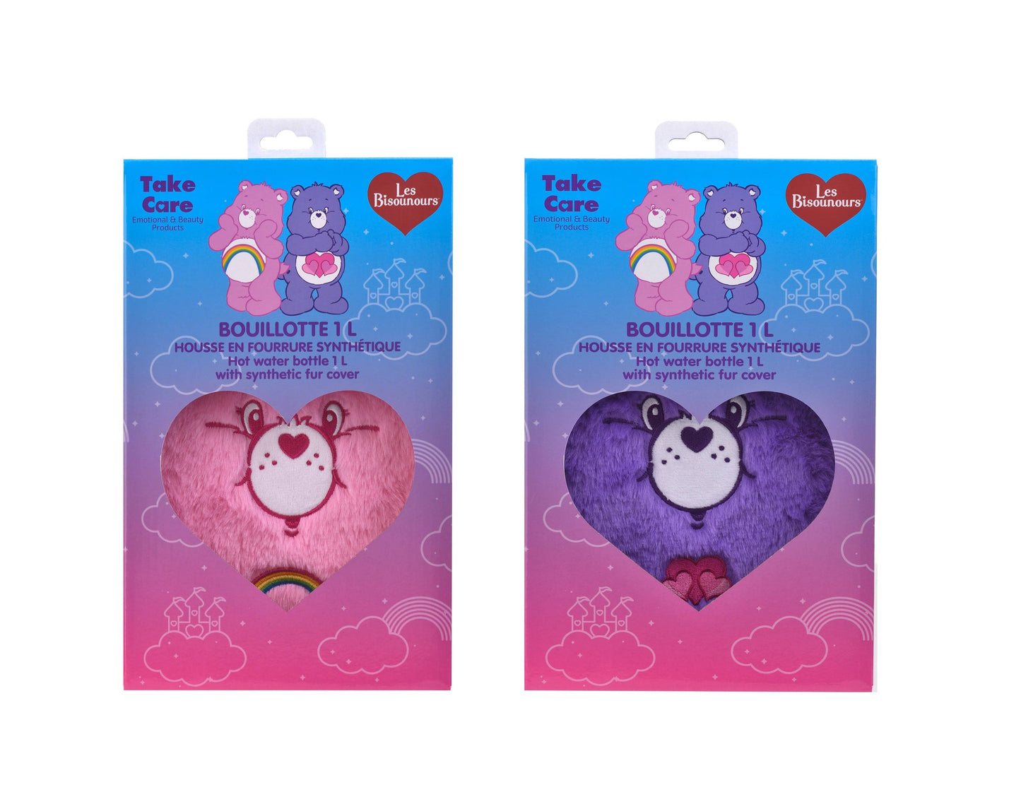 Care Bears Wärmflasche mit Plüschbezug
