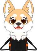 Maxine the Fluffy Corgi Plush (9in)