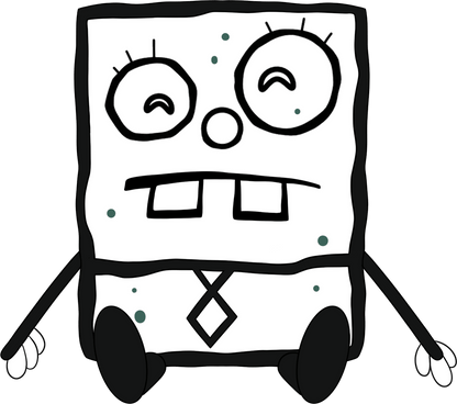 DoodleBob Schulterreiter (5.5 Zoll)