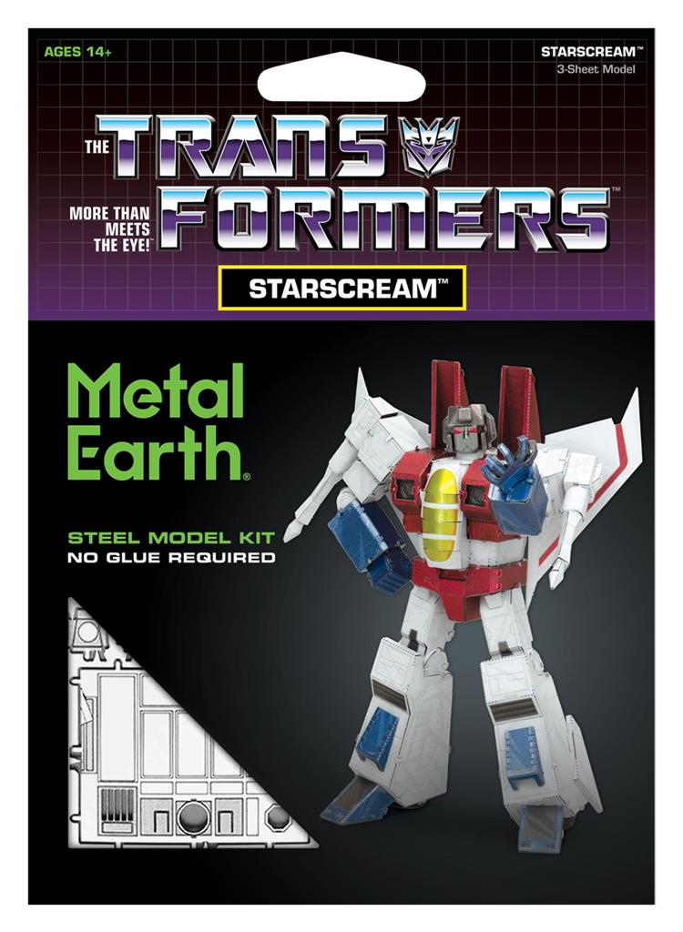 transformers-starscream-metal-earth