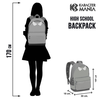 Mittwochsschulrucksack HS FAN 2.0, Schwarz