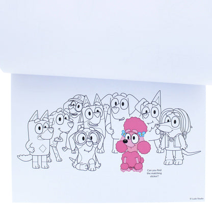 Bloc à colorier – Bluey | Blueprint Collections – vue 3