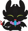 Summer Toothless Plush (9in)