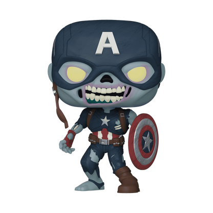 pop zombie captain america with shield 941