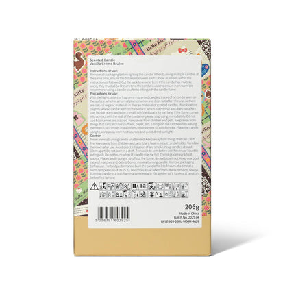 Collection Saisons, Bougie Parfumée à la Vanille Thème Automne