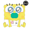 Baby Spongebob Keychain (5in)