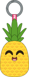 Sir Pineapple Keychain (5in)