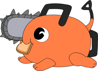 Pochita Nom Stickie (15 cm)