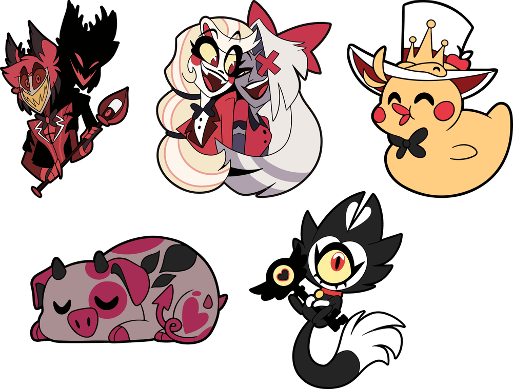 Hazbin Hotel Pin-Set