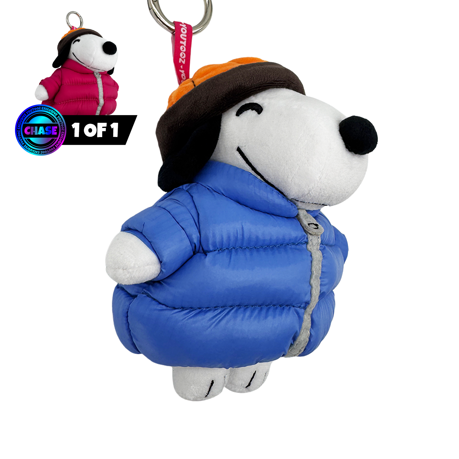 Puffer Jacket Snoopy Keychain (5in)