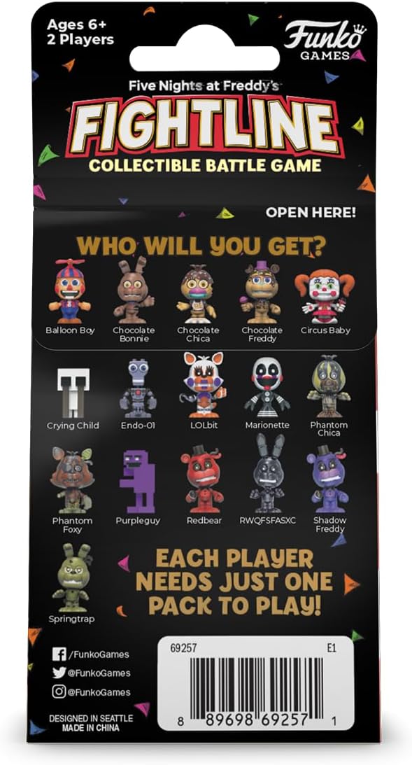 Extension Jeu de Cartes Five Nights at Freddy's Collectable Battle Game