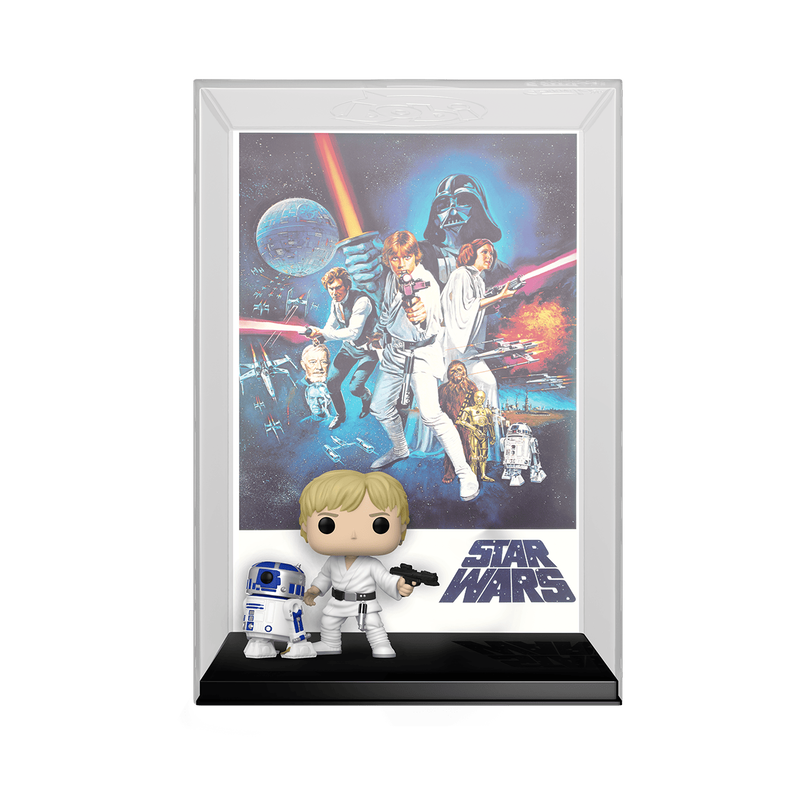 Filmový plakát Pop! Luke Skywalker s R2-D2