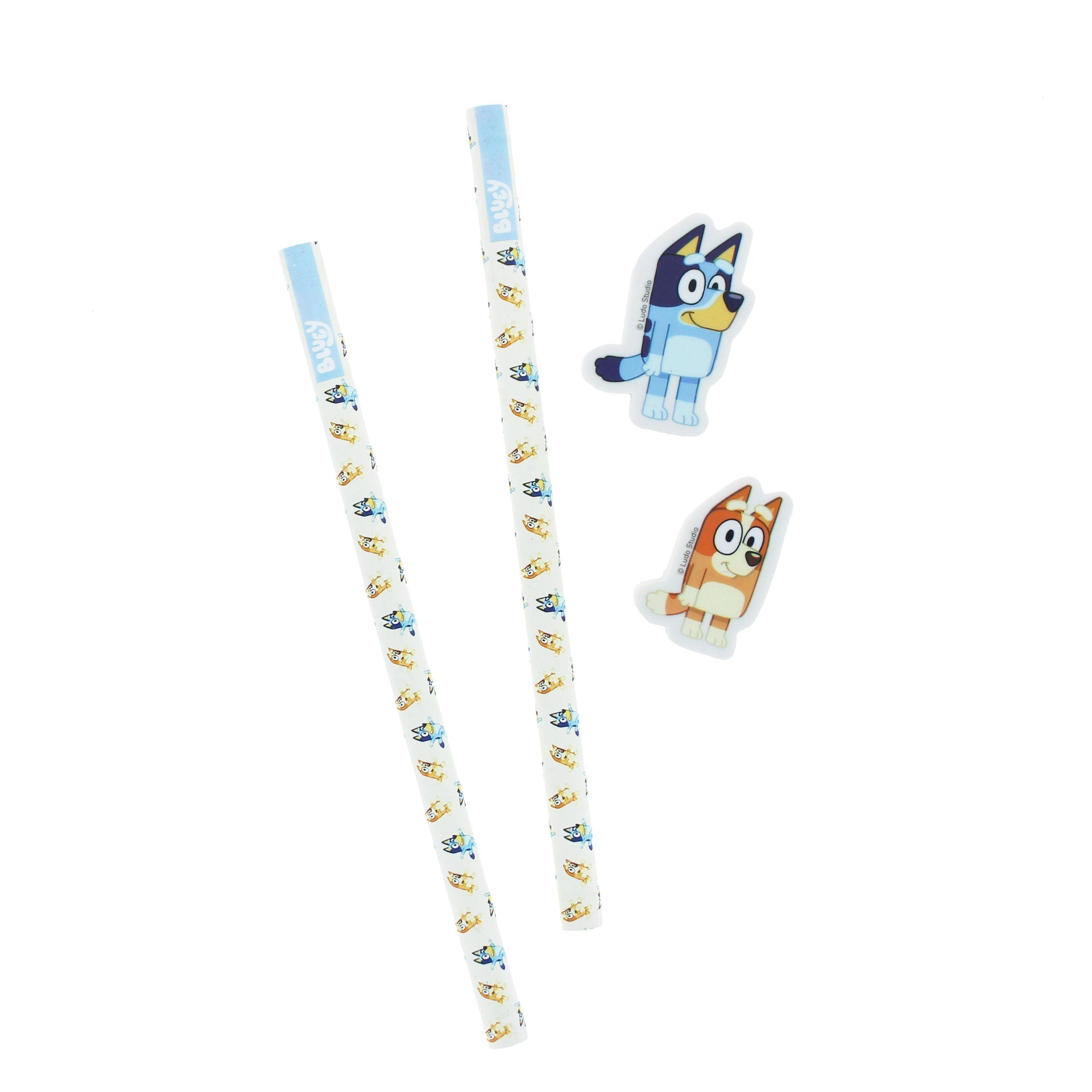 Ensemble – crayon et gomme Bluey | Blueprint Collections – vue 3