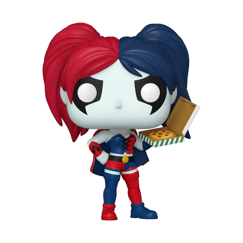 Harley Quinn avec pizza