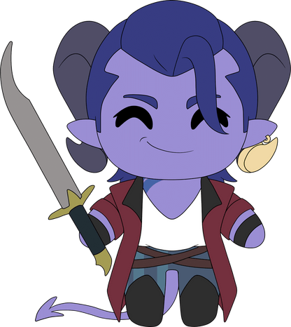 Critical Role: Mighty Nein Animationsserie Mollymauk Plüschtier (23 cm)