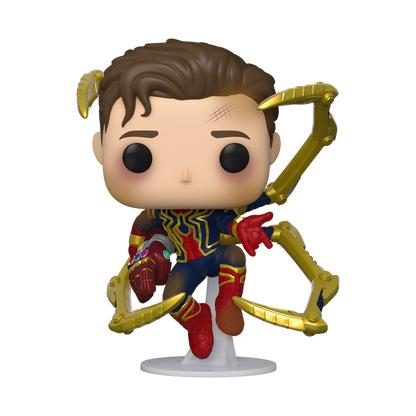 Pop! Iron Spider sans masque & Gant de l'Infinie