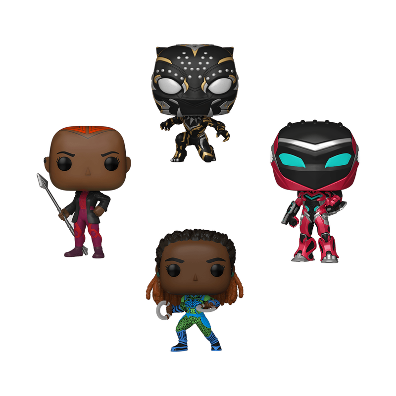 Pop! Black Panther: Wakanda Forever 4-pack (SE)