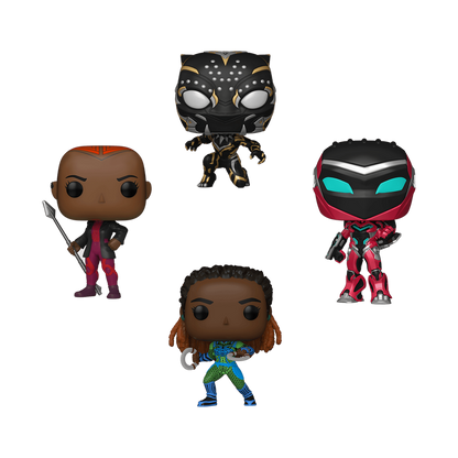 Pop! Black Panther: Wakanda Forever 4-Pack (SE)