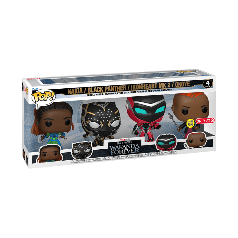 Pop! Black Panther: Wakanda Forever 4-Pack (SE)