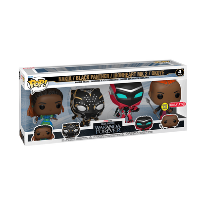 Pop! Black Panther: Wakanda Forever 4-Pack (SE)