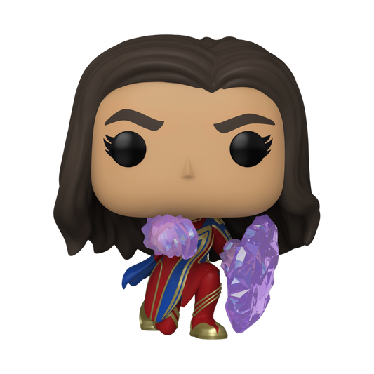 The Marvs POP! Vinyl figurine Miss Marvel 1256 Funko POP! MS. MARVEL (EMBIGGEN PUNCH)