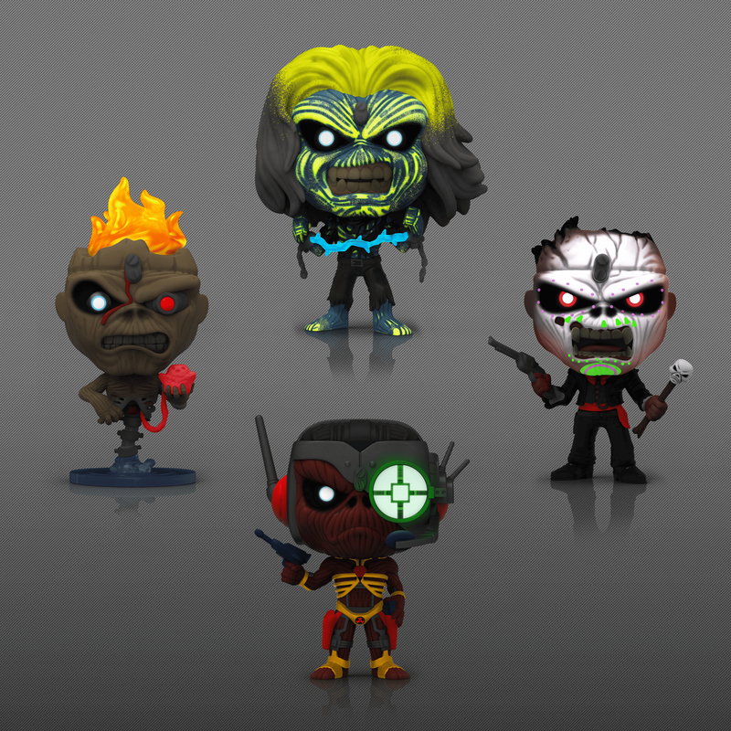 pop iron maiden glow 4 pack