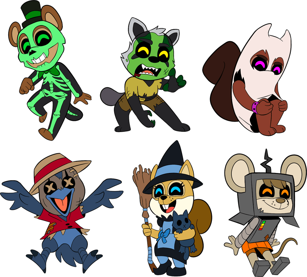 Popgoes Halloween Pin-Set