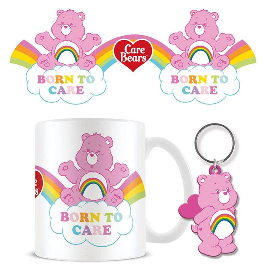 Care Bears Mug &amp; Keychain Set - Born to Care