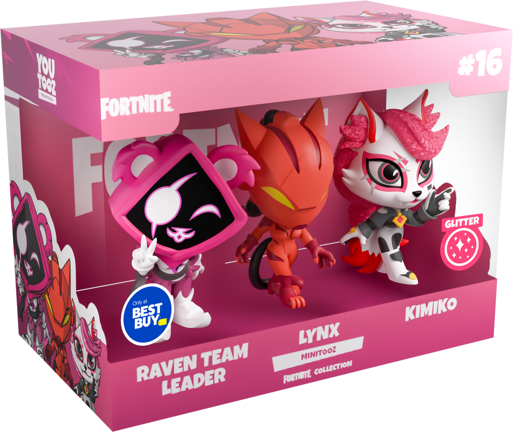 Raven Team Leader, Lynx & Kimiko Minitooz (Retail Exclusive)