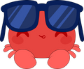 Summer Vibes Crab Plush (9in)