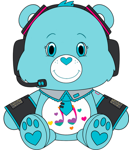 Miku X Heartsong Bär Plüsch (23 cm)