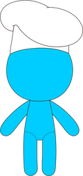 Chef Blue Plush (9in)
