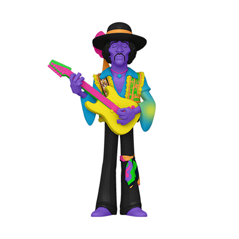 vinyl gold 5 jimi hendrix black light