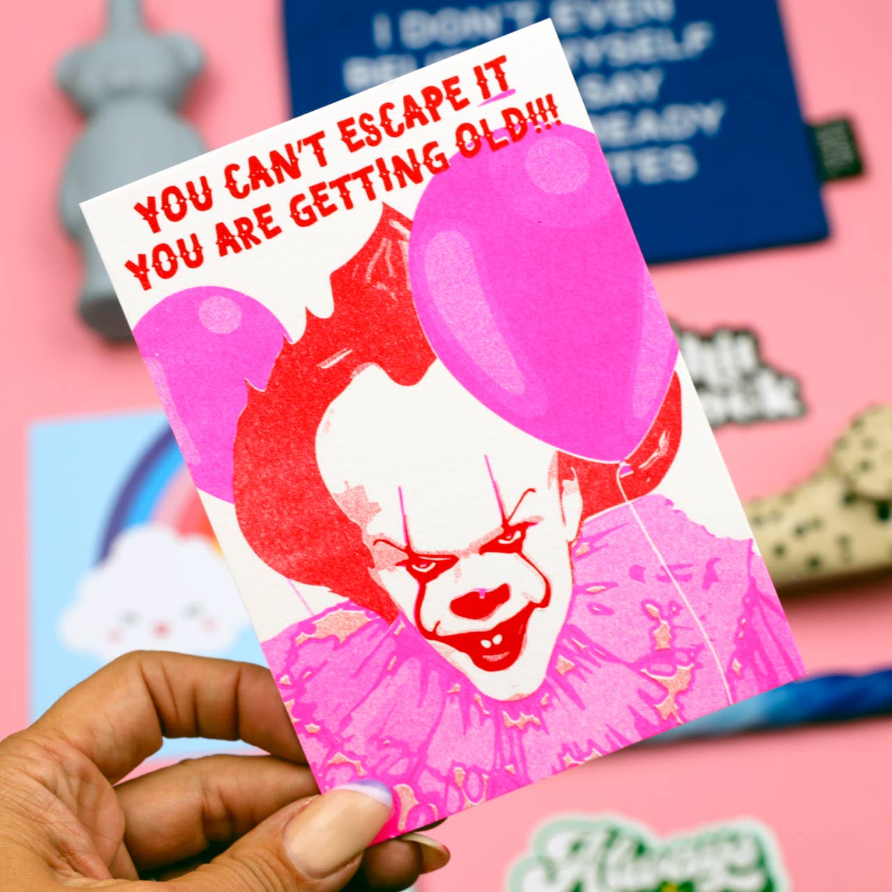 Carte Postale Pennywise vous ne pouvez pas échapper à l'IT risoprint