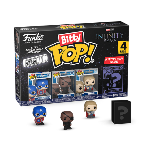 Bitty Pop! Marvel The Infinity Saga 4-Pack Series 1