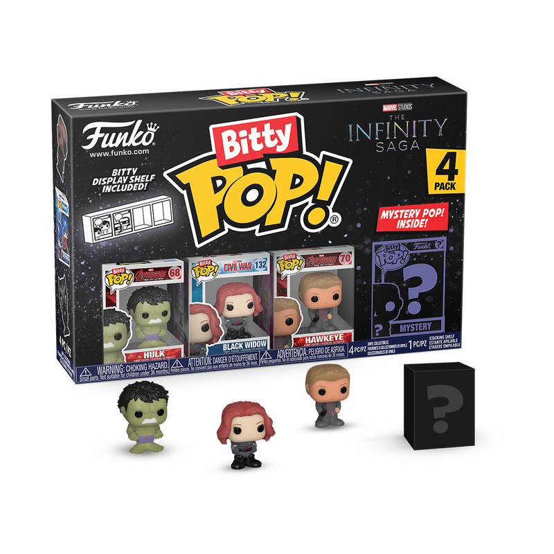 Bitty Pop! Marvel The Infinity Saga 4-Pack Series 2