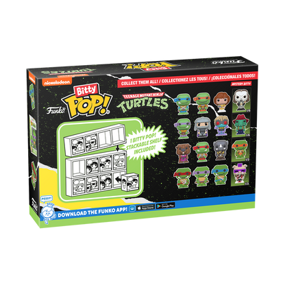 Bitty Pop! Tortues Ninja 4-Pack Series 1