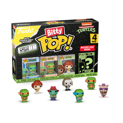 Bitty Pop! Tortues Ninja 4-Pack Series 1