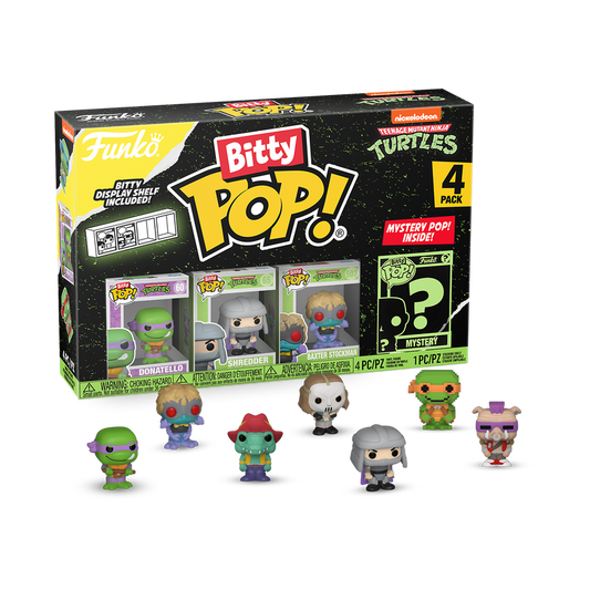 Bitty Pop! Tortues Ninja 4-Pack Series 2