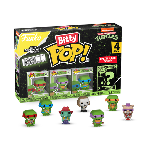 Bitty Pop! Tortues Ninja 4-Pack Series 4