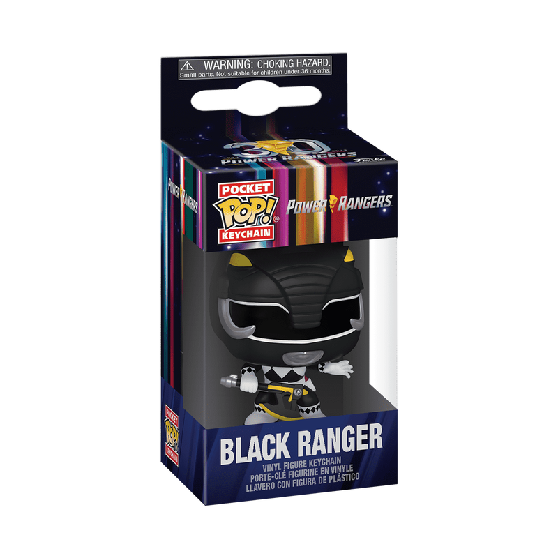 Obesek za ključe Pop! Črni Ranger 