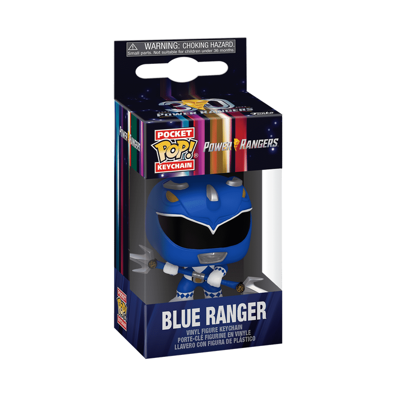 Obesek za ključe Pop! Modri ​​​​ranger 