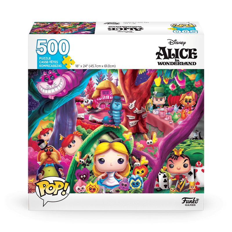 Pop! Alice i Eventyrland-puslespil